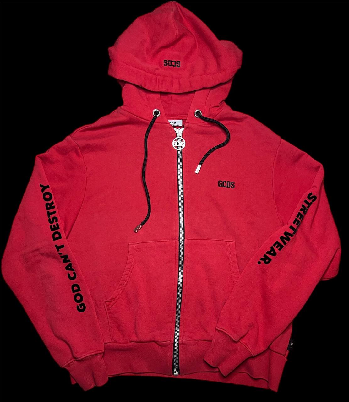 GCDS hoodie con zip