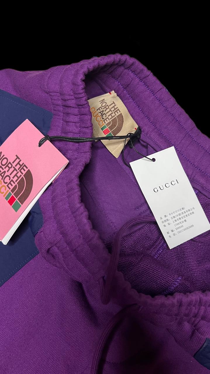 pantaloni Gucci x The North Face in cotone